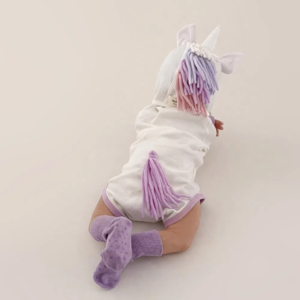 Детский боди Ricotype Happy Newborn "Год Лошади" с длинным/коротким рукавом — фото 4