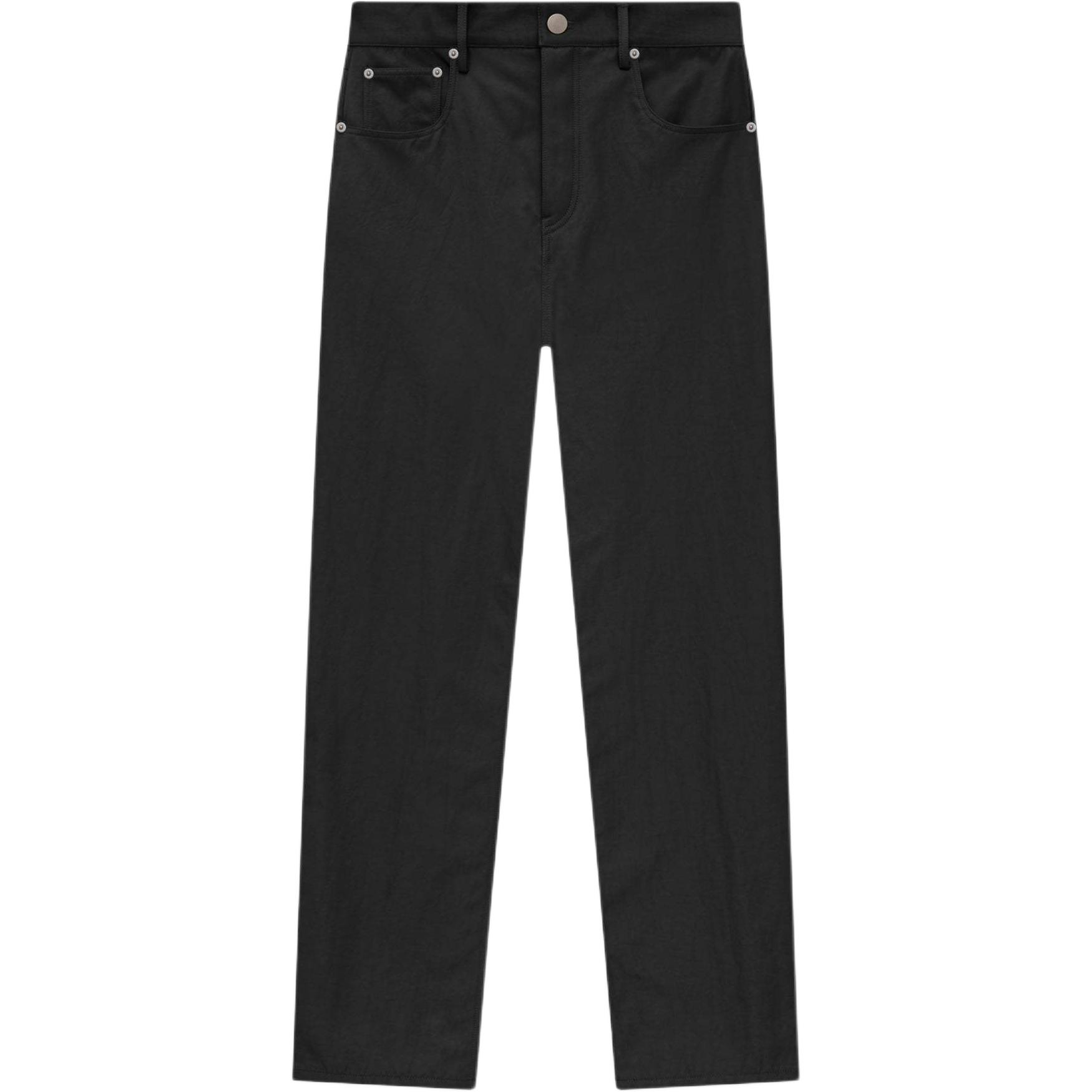 

Текстурированные нейлоновые брюки с 5 карманами Fear Of God Essentials, черный