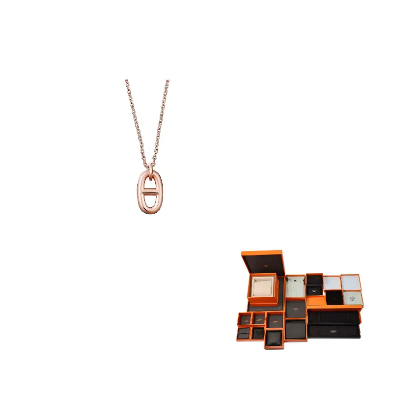 

HERMES Фарандола ожерелье из розового золота 18 карат для женщин