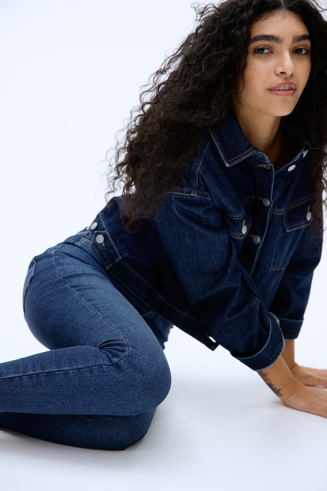 

Джинсы сверхвысокой щиколотки H&M, синий