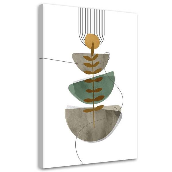 

Картина арт-принт KUNSTLOFT Botanical Stacked Shapes, бежевый