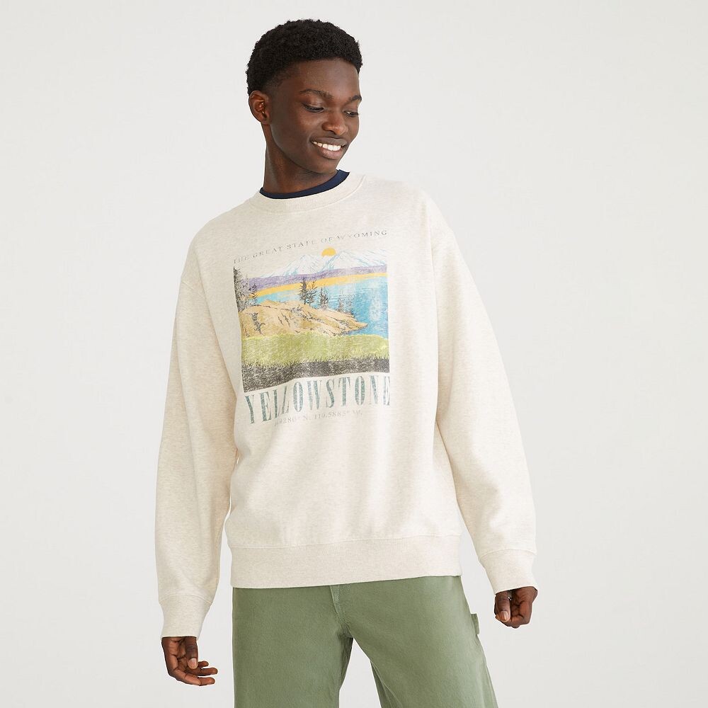 

Мужская рубашка с длинным рукавом Aeropostale Destination, цвет Oatmeal Heather