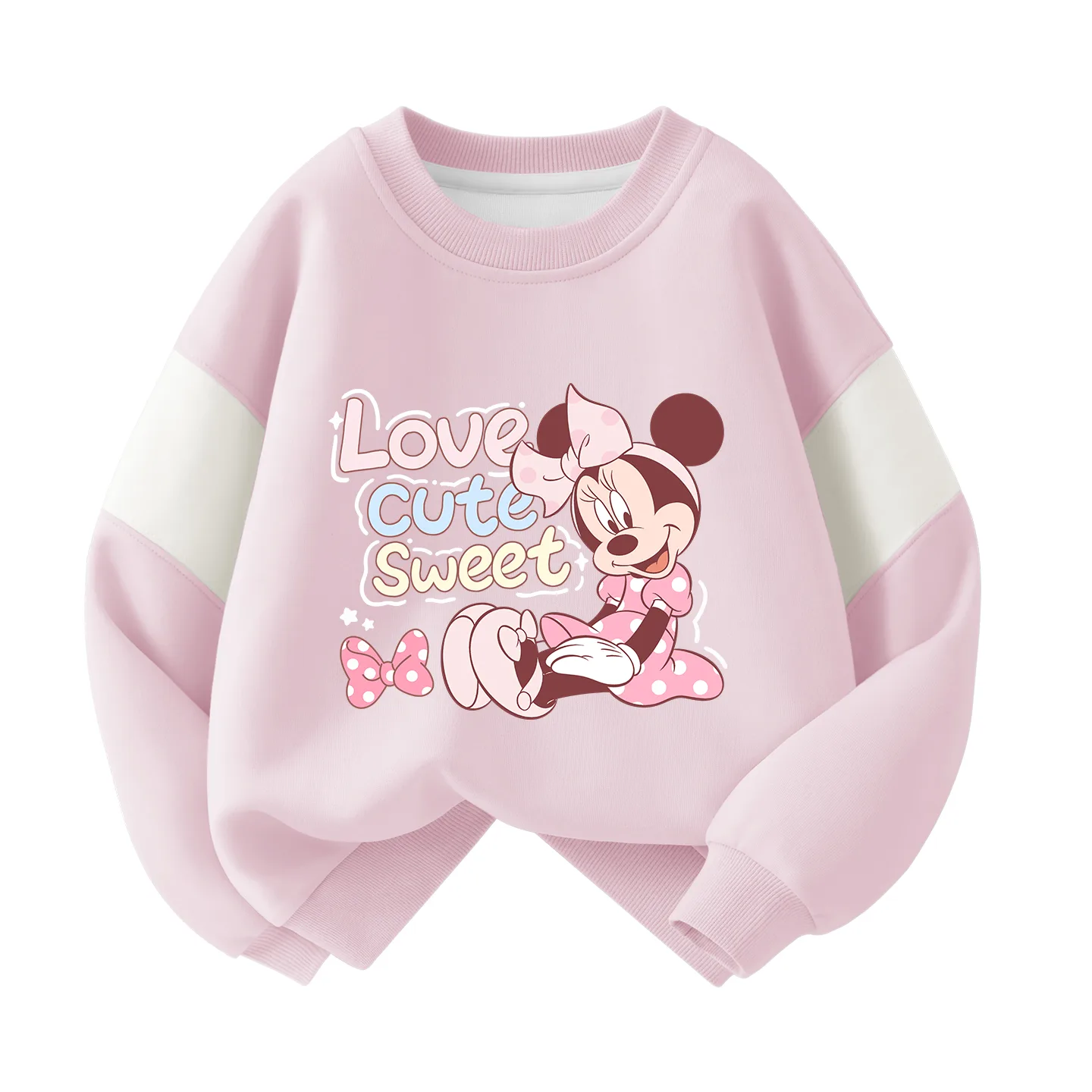 Детский свитшот с круглым вырезом Disney, Delorine Cherry Blossom Pink