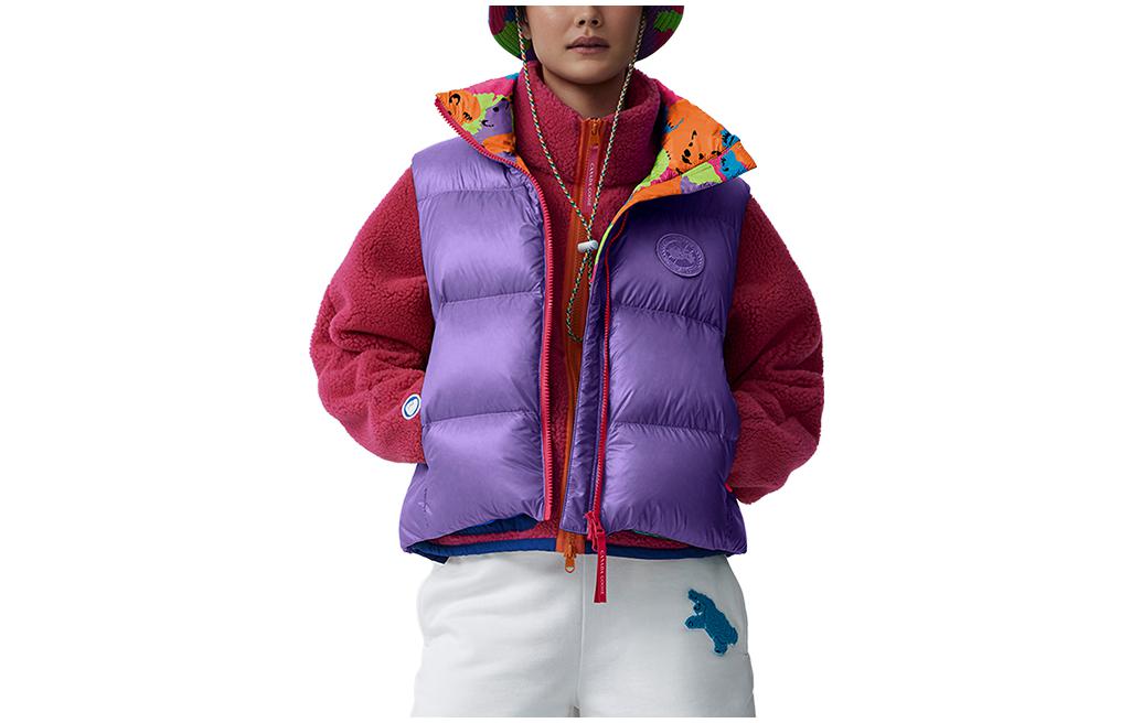 Canada Goose Пуховик Паола Пиви женский выстиранный орхидейно-фиолетовый, Washed Orchid Purple — фото 3