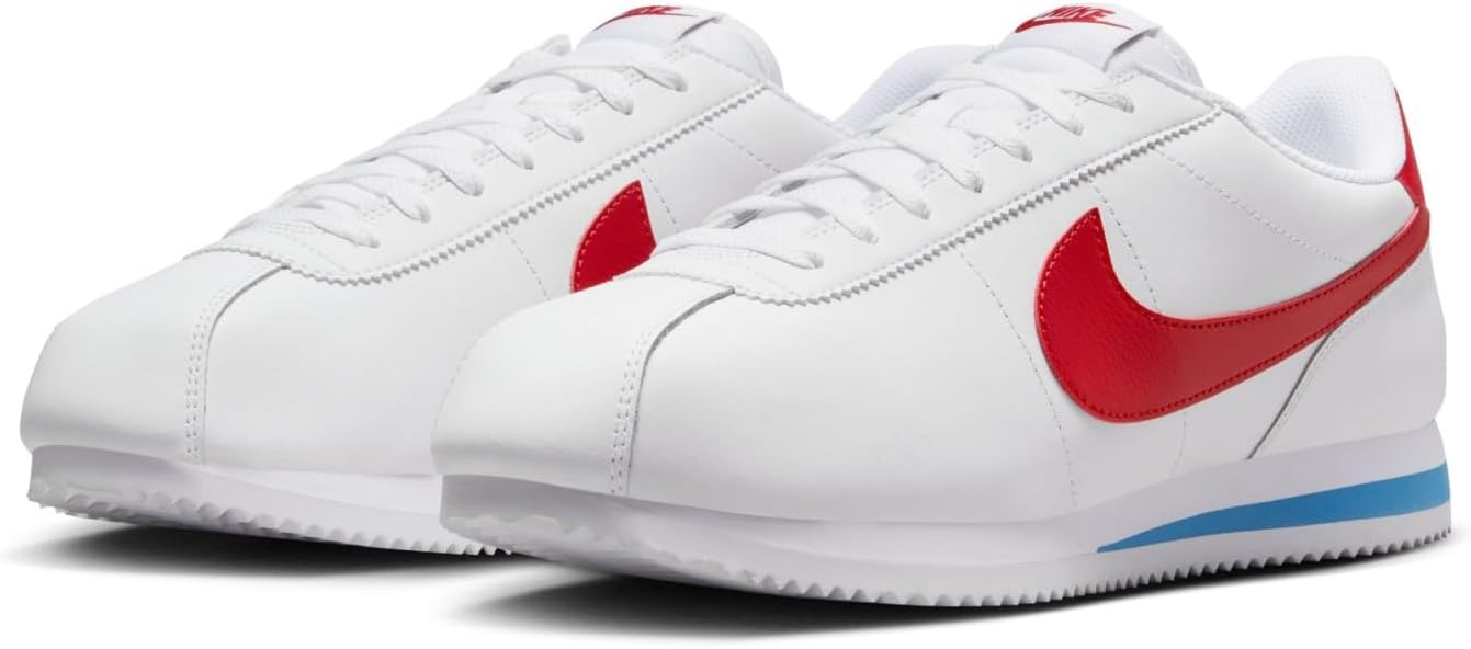 Мужские кроссовки Nike Cortez, белый/красный/синий — фото 3
