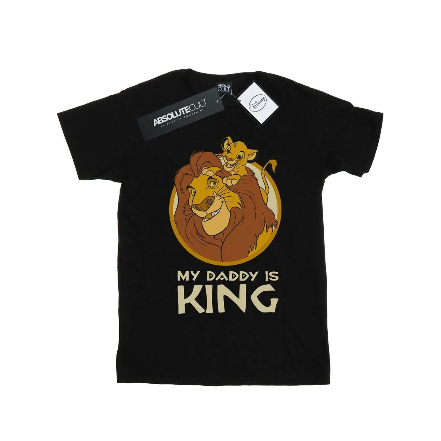 Детская футболка с принтом Lion King Disney, черный — фото 2