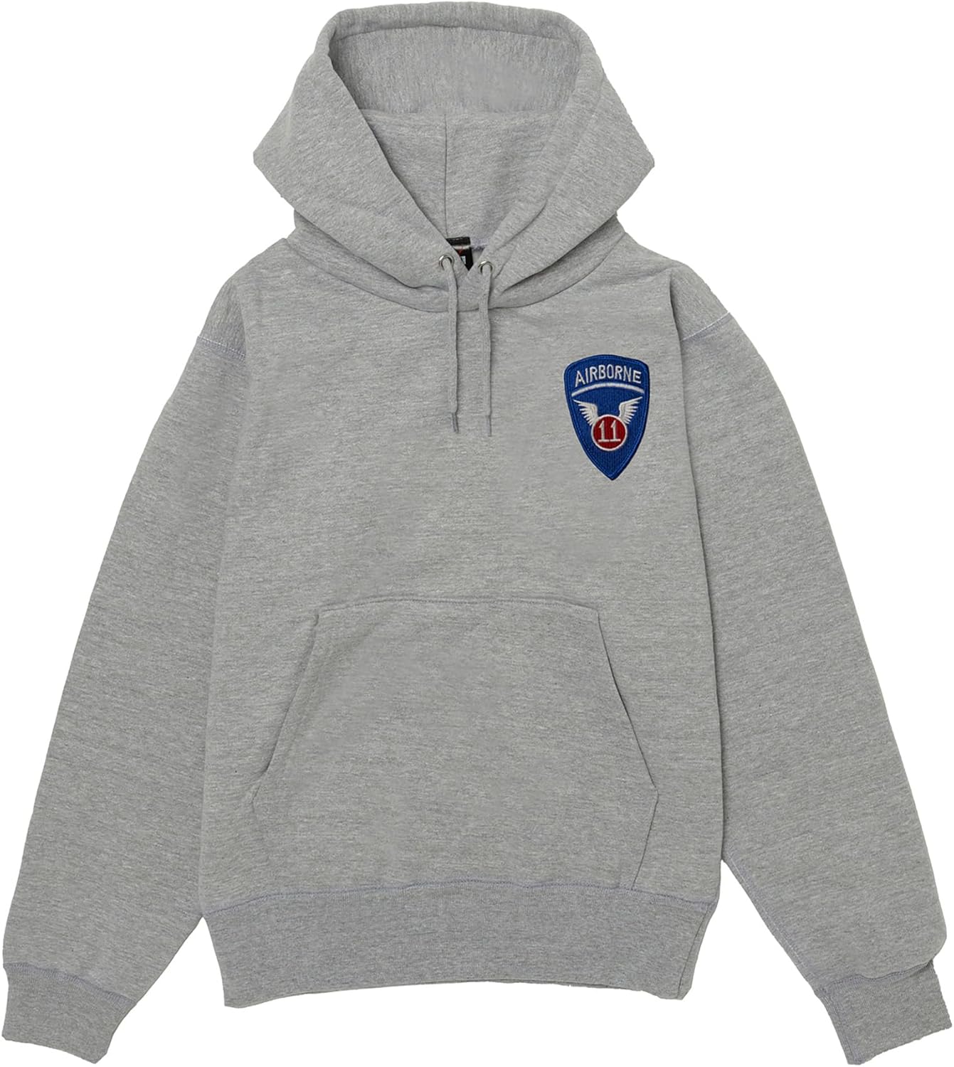 

Толстовка с капюшоном в стиле F, нашивка с гербом армии США, на флисовой подкладке, без капюшона, светло-серый меланж F-Style