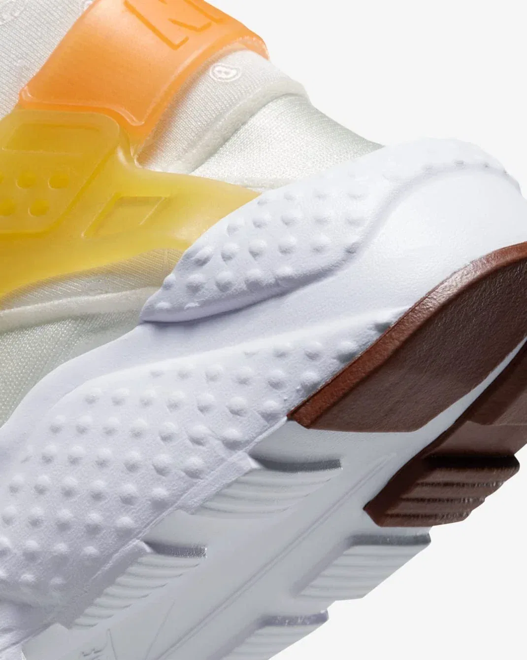 Детские кроссовки Nike Huarache Run FJ15, цвет Sail Orange, спортивная обувь HTAT144 — фото 3