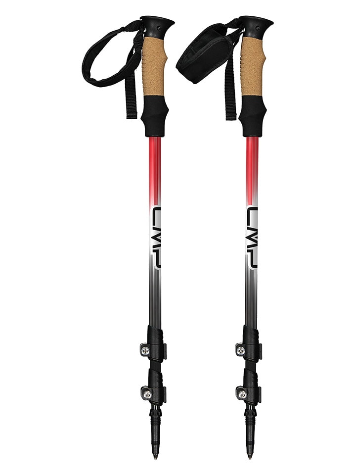 

Cmp Треккинговые палки "Изеран" в черно-бело-красном цвете