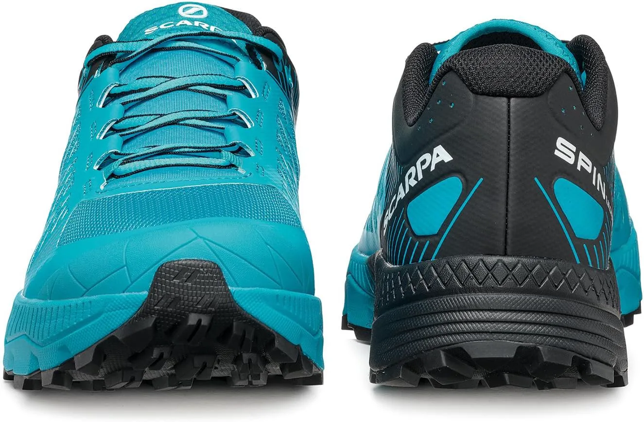 Мужские трейловые кроссовки SCARPA Spin Ultra для походов и бега по пересеченной местности, лазурный/черный — фото 4