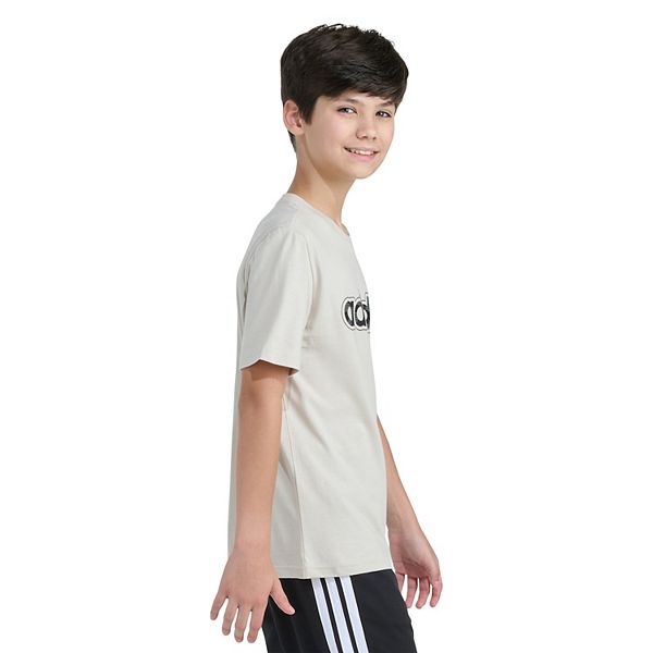Футболка с коротким рукавом Boys 8-20 с лентикулярным камуфляжным принтом Adidas, Wonder Alumina — фото 4