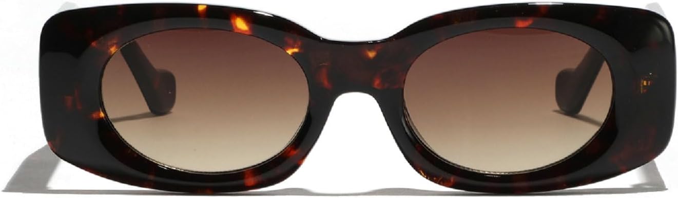 

Женские солнцезащитные очки Melrose Fashion Square, роскошные, маленькие, прямоугольные, с градиентным покрытием, защита от ультрафиолета UV400, артикул 95408, Leopard