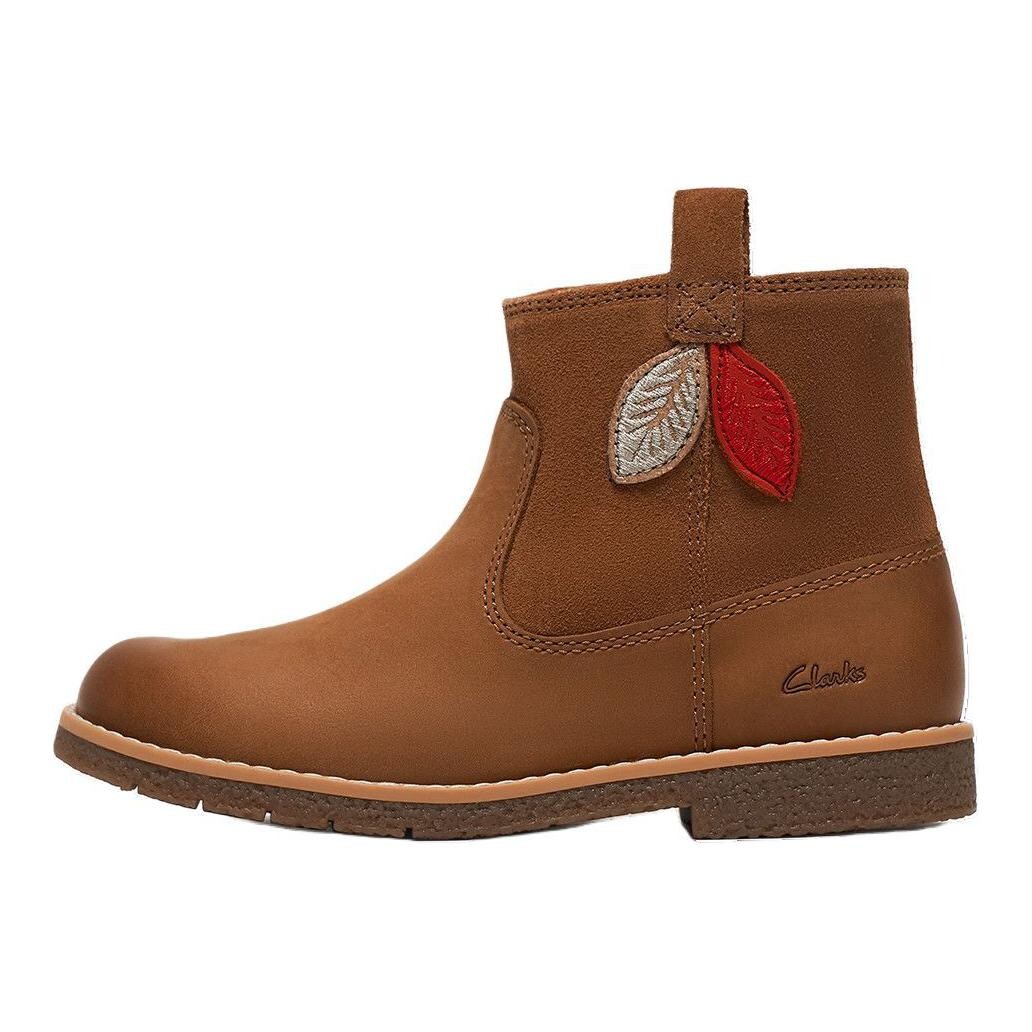 

Детские ботинки для детей Clarks, коричневый