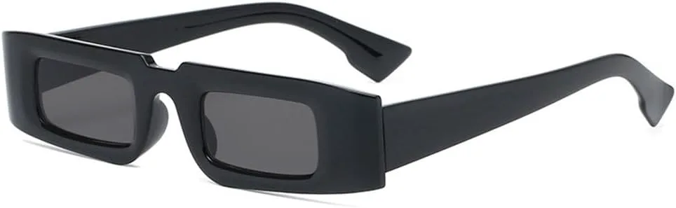 

Модные маленькие прямоугольные солнцезащитные очки для женщин, винтажные разноцветные очки, трендовые солнцезащитные очки с защитой от УФ-излучения UV400 MTZJH, C1