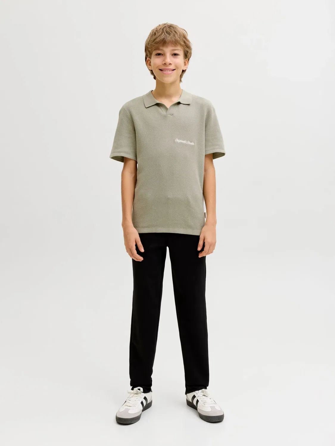 Полочка вязаное JACK & JONES Junior, seagrass — фото 4
