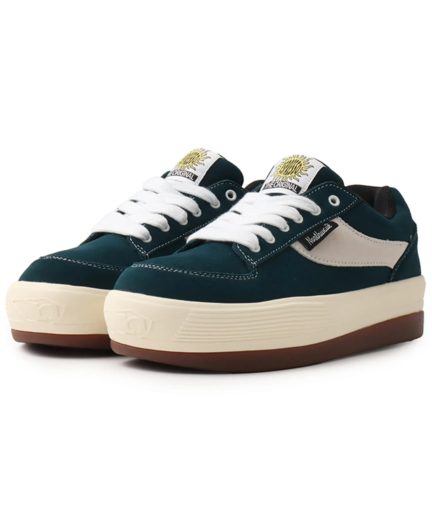 Мужские кроссовки из натуральной кожи Northwave ESPRESSO SUEDE зелёные