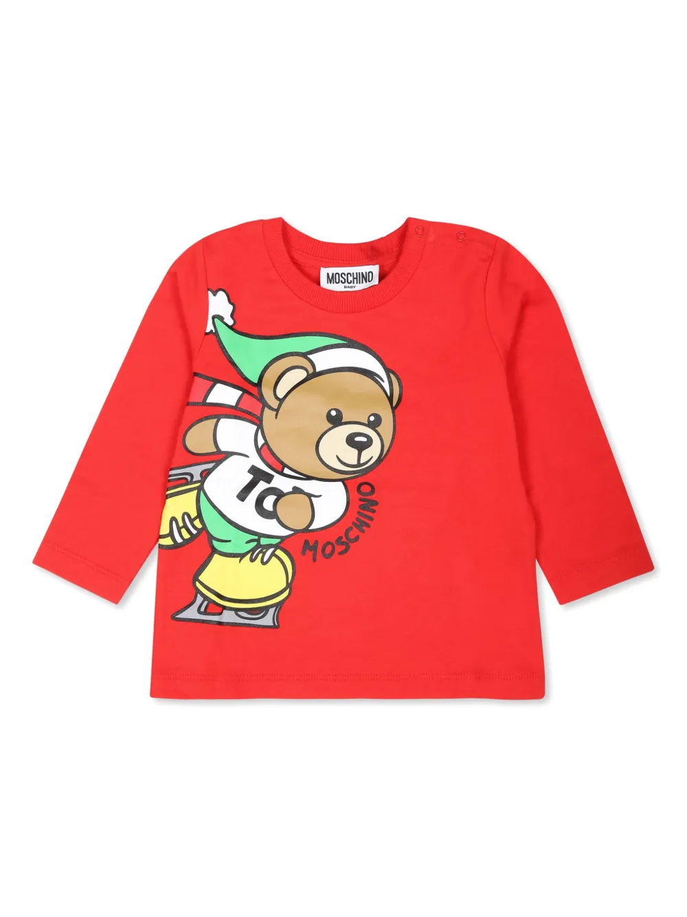 

Футболка Teddy Bear Moschino Kids, красный