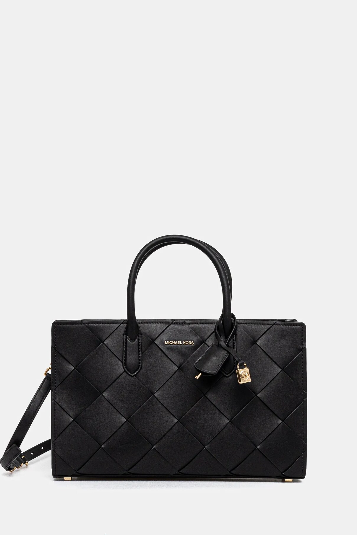

Кожаная сумка Michael Michael Kors, черный