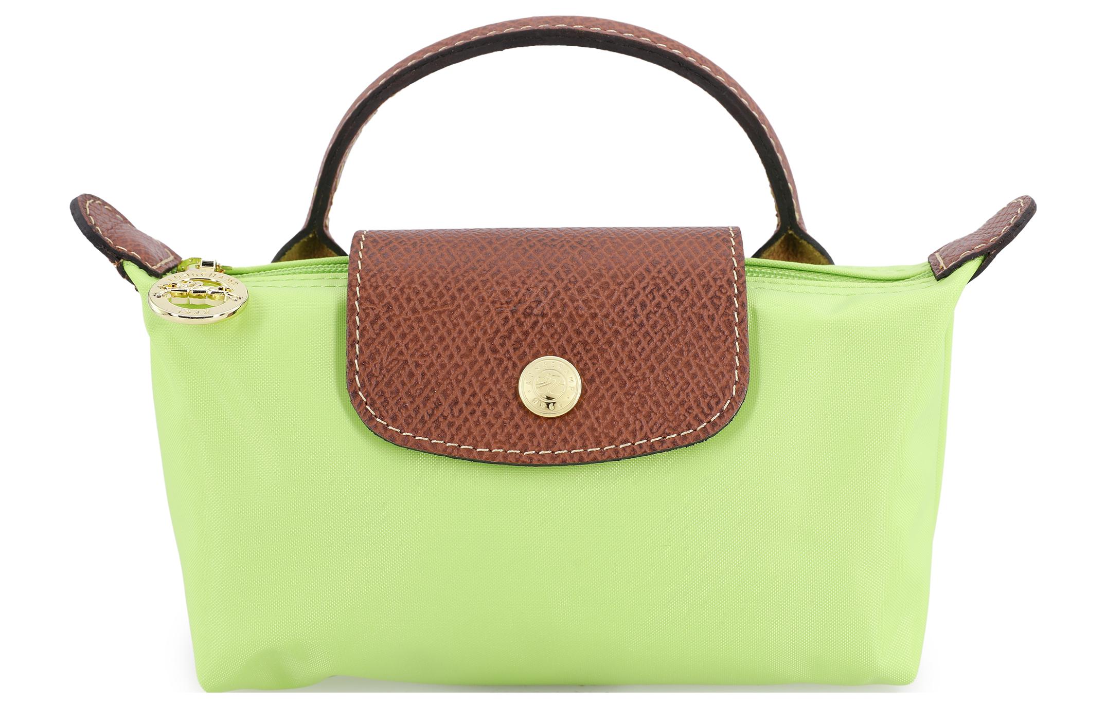 

LONGCHAMP Сумка Le Pliage из переработанного холода с кожаной отделкой, Green
