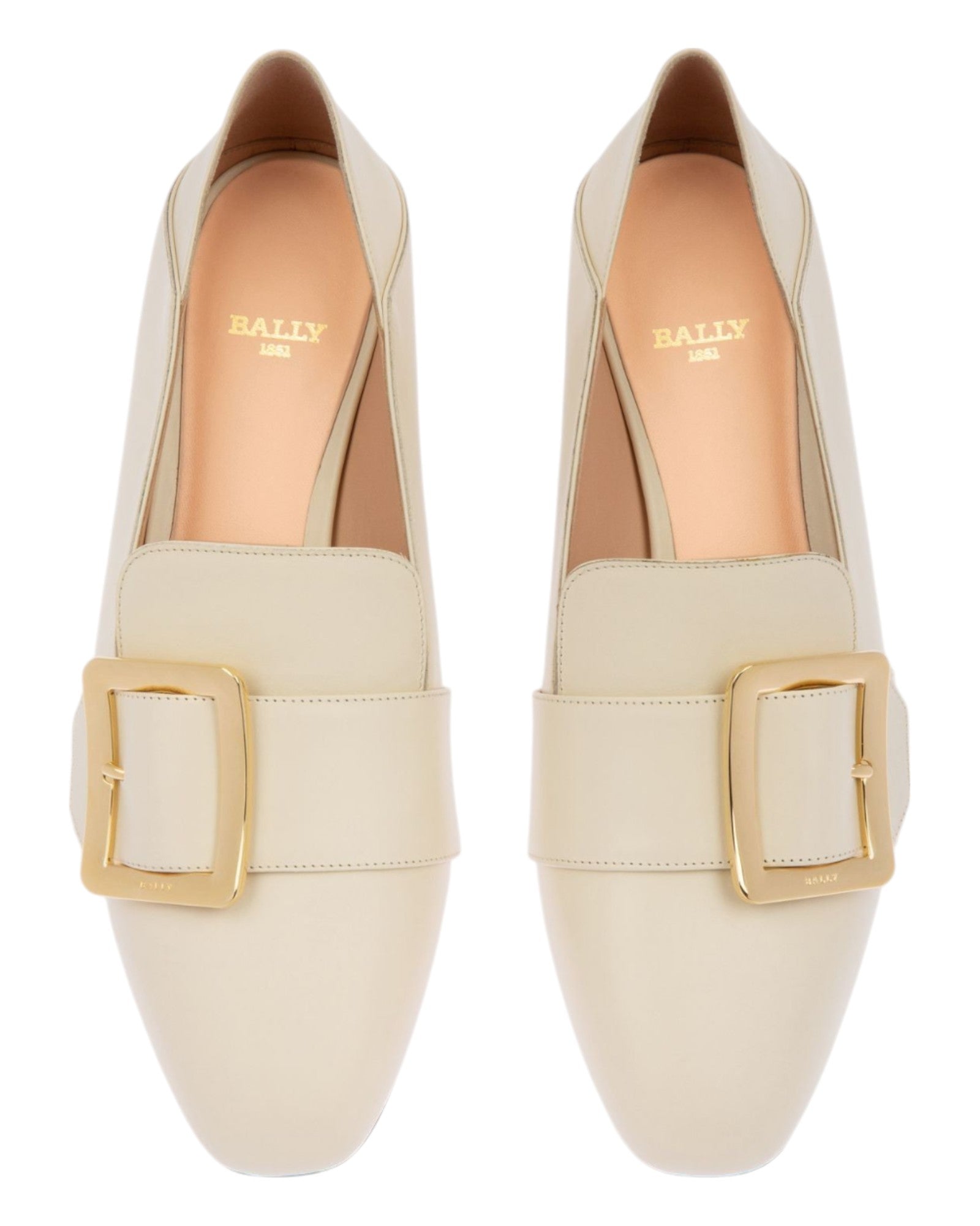 Bally Janelle 6225789 Женские туфли-лодочки из костяной телячьей кожи, белый — фото 4