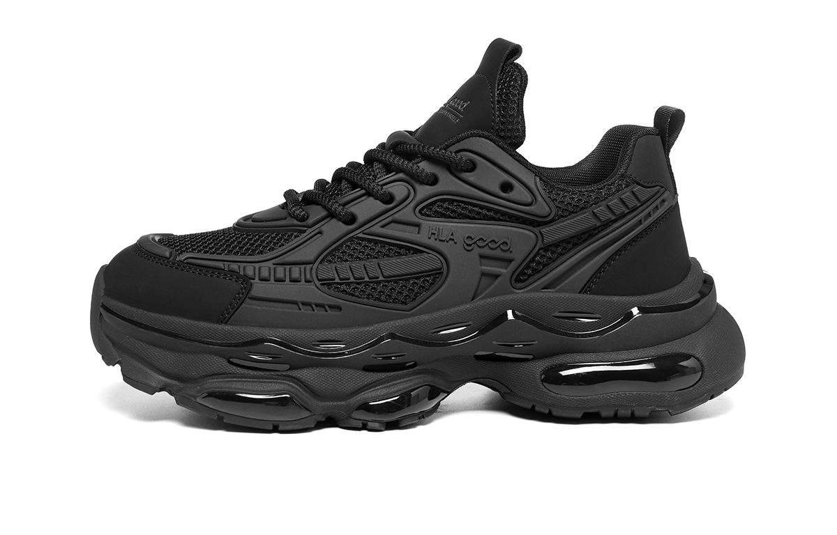 

HLA Низкие массивные кроссовки Black Warrior Shock Absorbers для мужчин