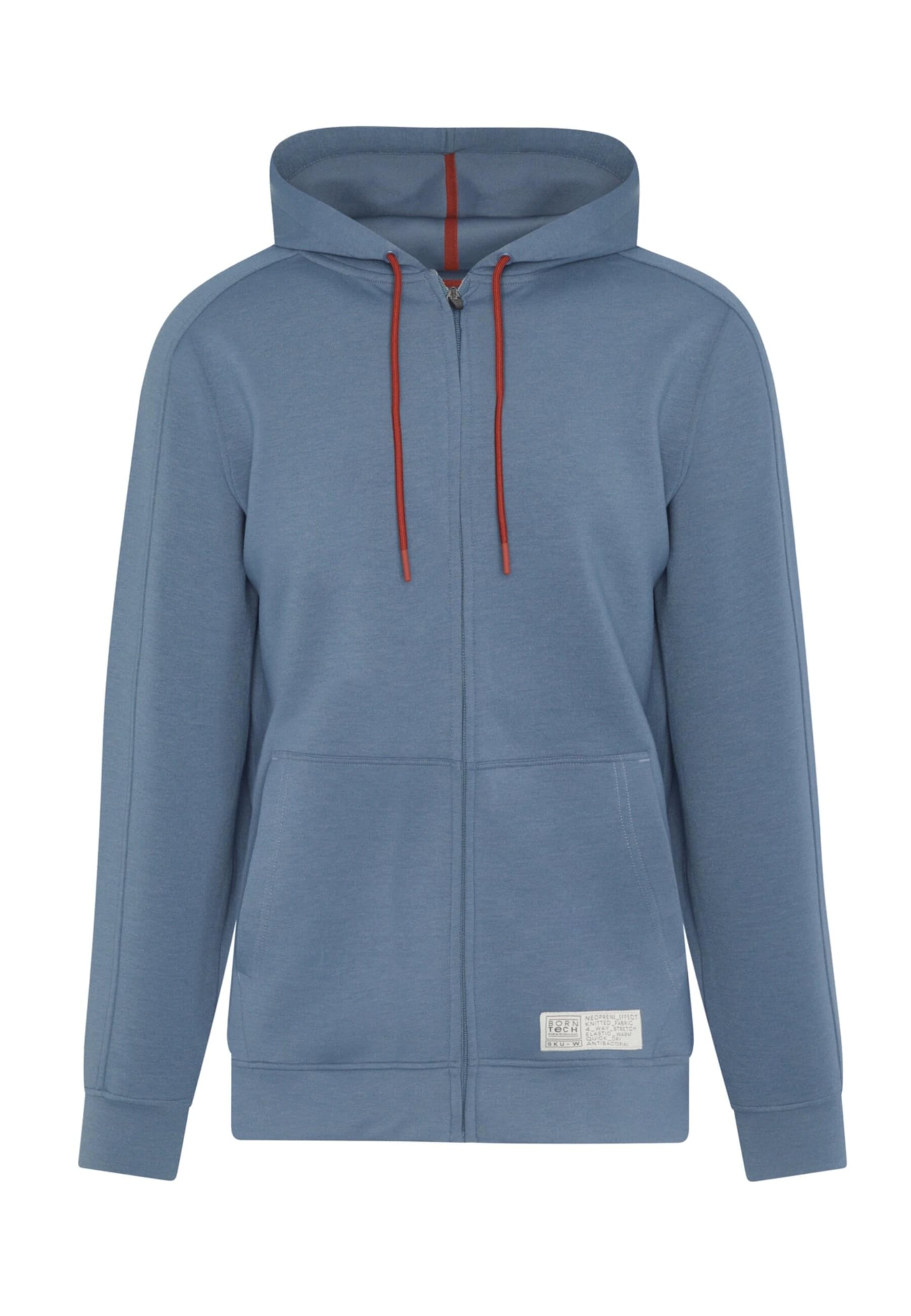 

Born Living Yoga Толстовка с молнией 'Biafra' в цвете Blue, Dark Blue