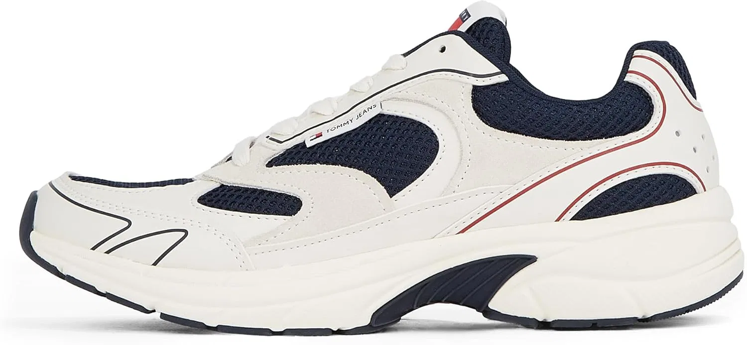 Мужские кроссовки Tommy Jeans Chunky Sole The Coney на шнуровке, Blue Rwb