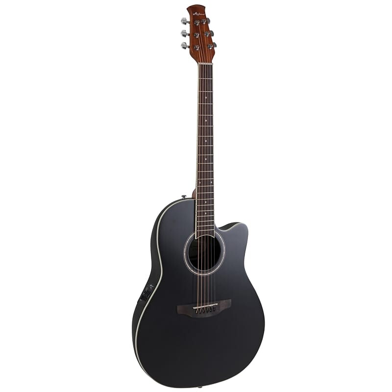 

Акустическая гитара Applause E-Acoustic Guitar AB28-5S, CS, Super Shallow Cutaway, Black Satin