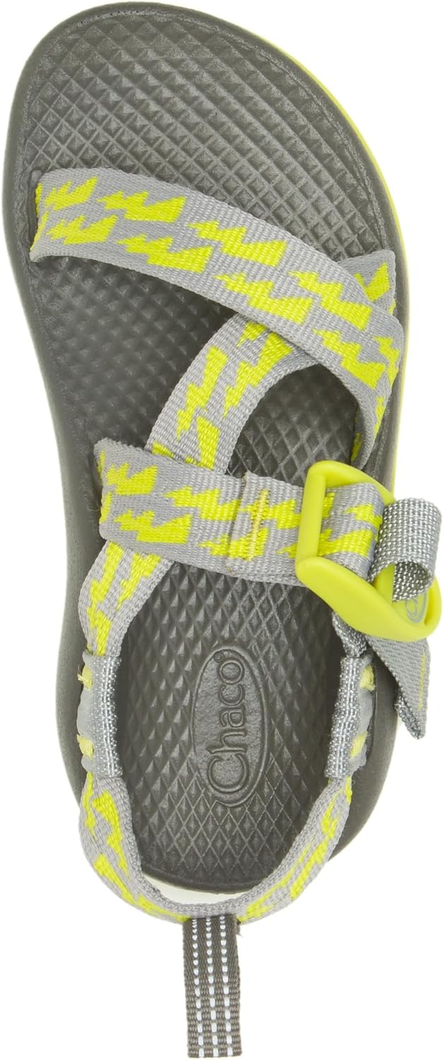 Детские спортивные сандалии Chaco ZX1 Ecotread, Big Kid (8-12 Years) Bolt Neon — фото 3
