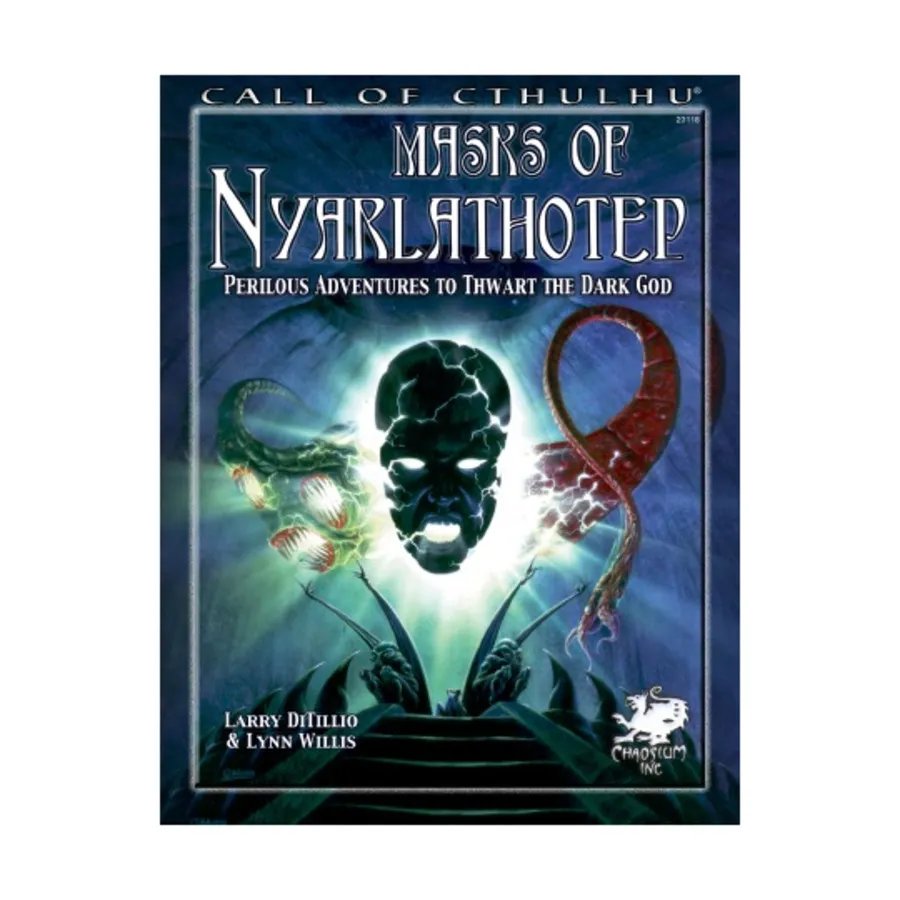 

Masks of Nyarlathotep (POD), Call of Cthulhu - Adventures & Modules (Chaosium 5.6-6th Editions), мягкая обложка