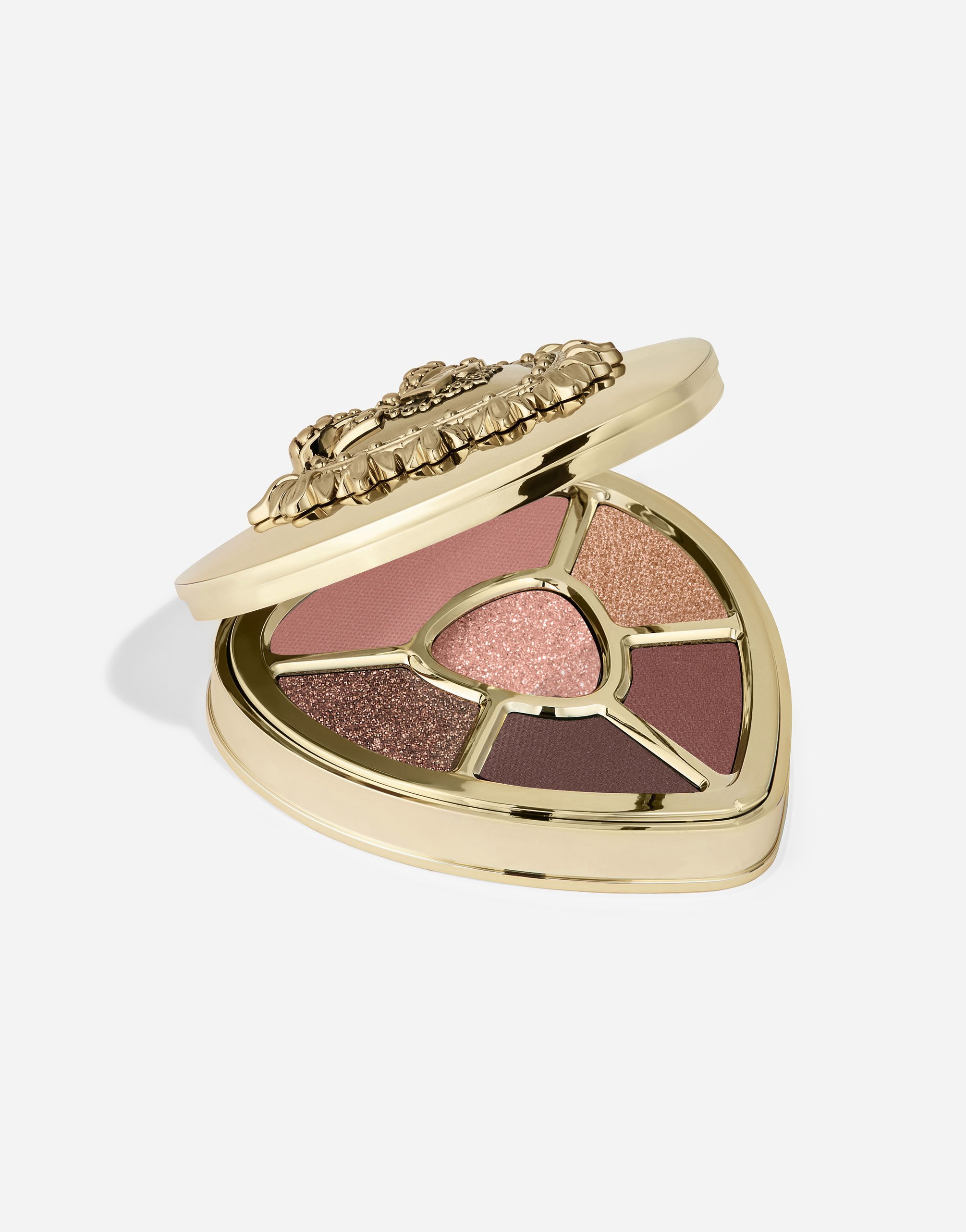Ever icon eye palette Dolce & Gabbana, 02 розовая богиня - утонченные розовые оттенки — фото 2