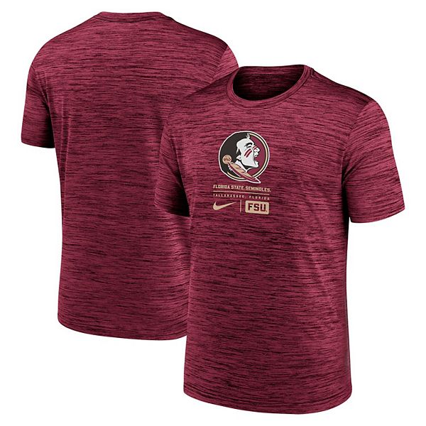 

Мужская футболка garnet florida state seminoles campus center block velocity performance Nike