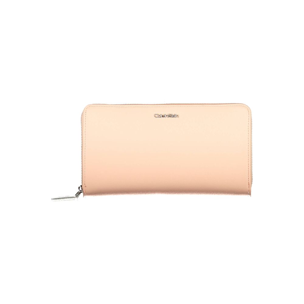 

Розовый полиэтиленовый женский кошелек Calvin Klein