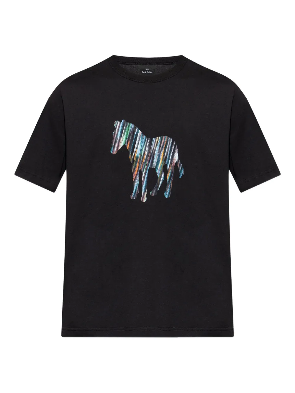 

Футболка с изображением зебры Ps Paul Smith, черный