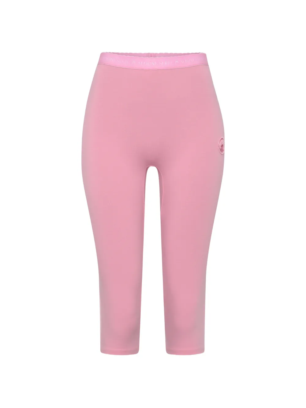 

Капри из джерси с логотипом и жемчужинами Marine Serre, розовый