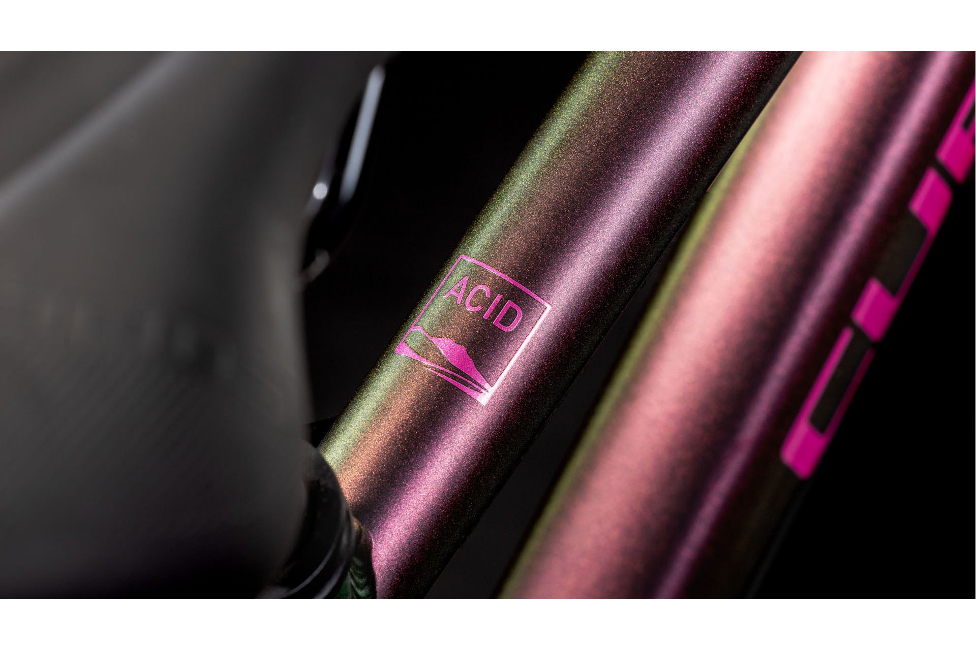 Горный велосипед Cube Acid 160 - 16 дюймов - Diamant - 2025, цвет Grün|molotov´n´pink — фото 2