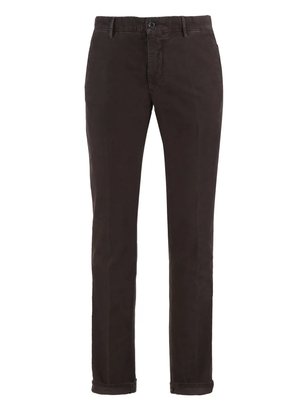 

Джинсы из хлопка с отворотами Slowear, коричневый