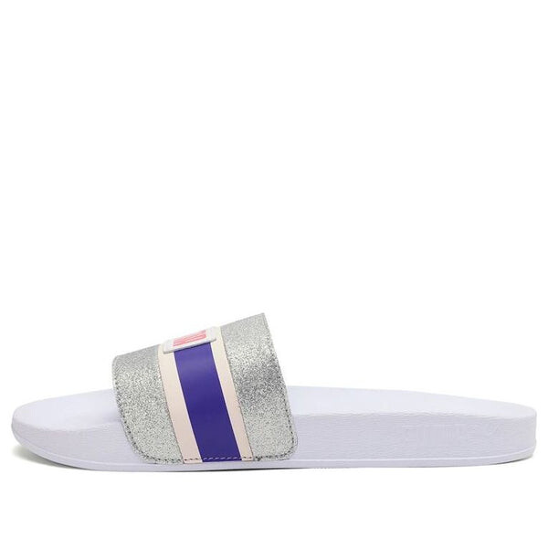 Тапочки leadcat ftr slides '90s pop - glittered white' Puma, белый