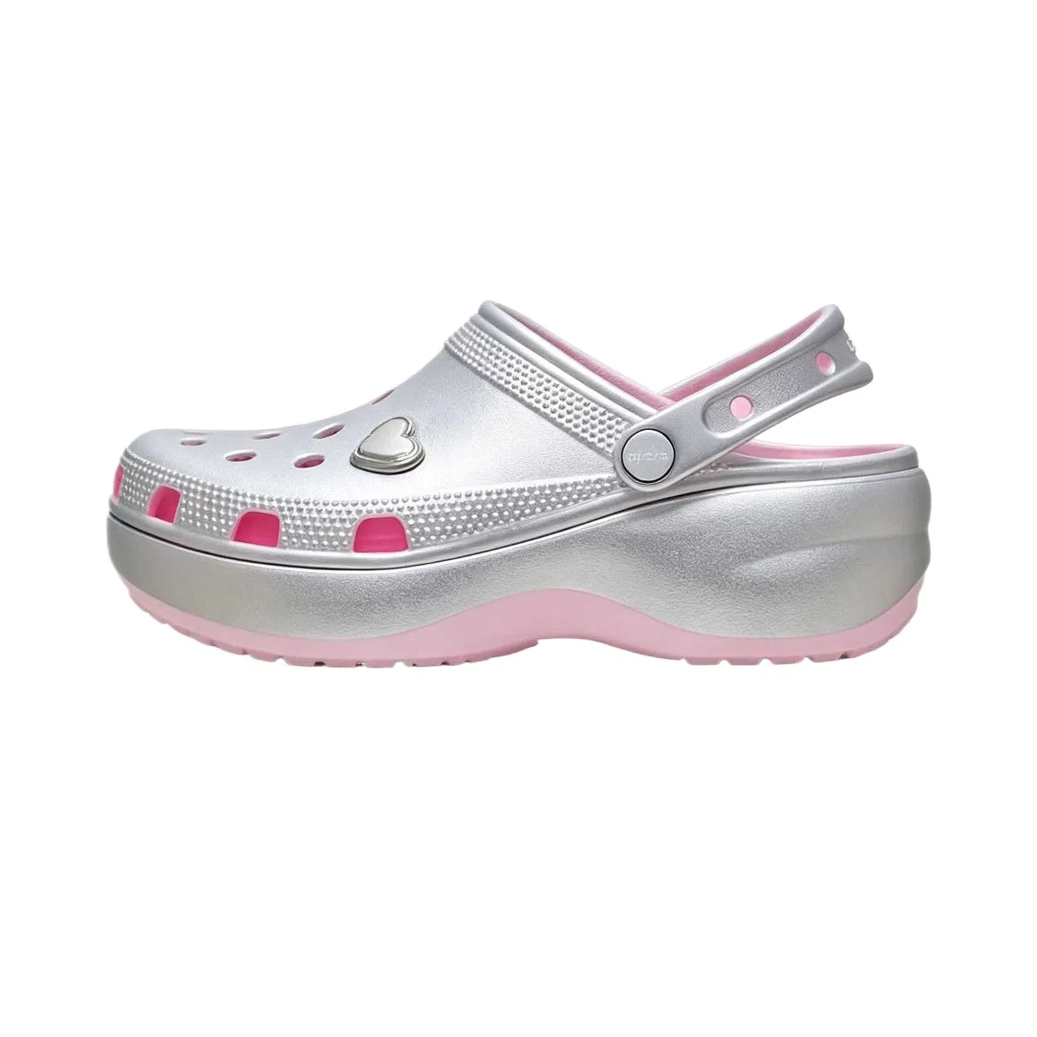 Детские сабо Crocs Silver