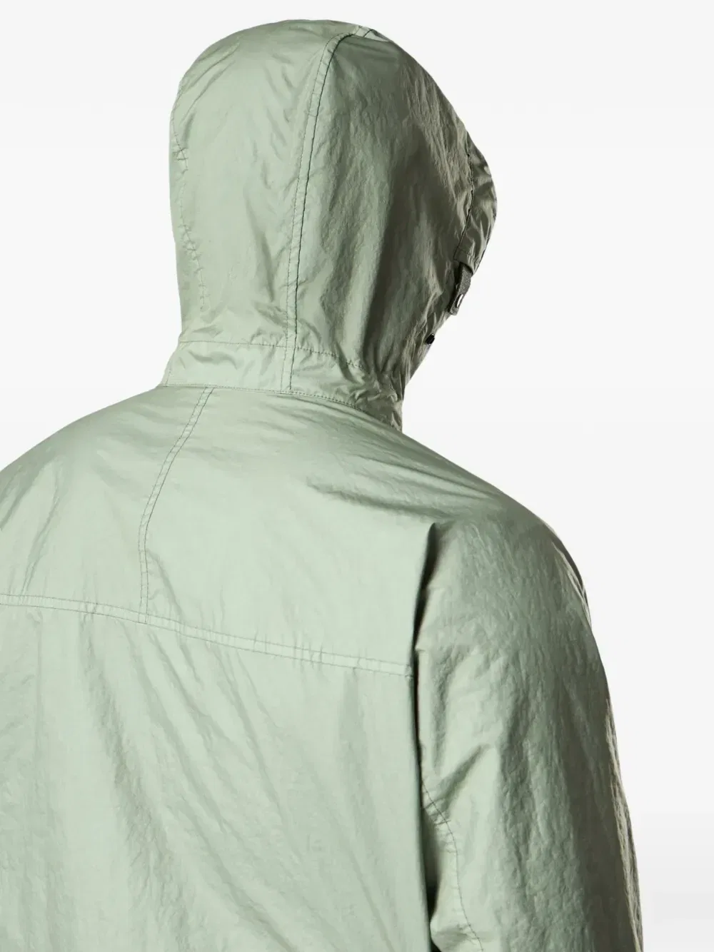 Парка с капюшоном и нашивкой-логотипом Stone Island, зеленый — фото 3