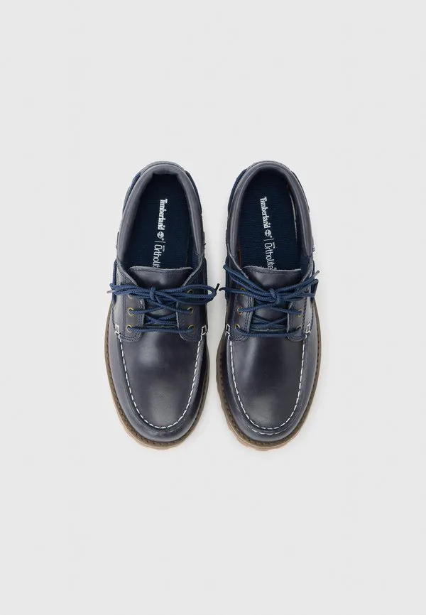 Оригинальные лодочные туфли унисекс Timberland, Navy — фото 4