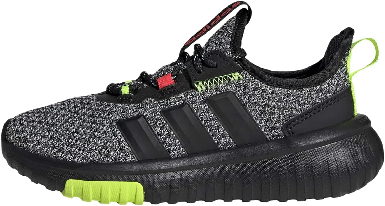 Кроссовки детские adidas Kaptir 4.0, Black/Black/Lucid Lemon