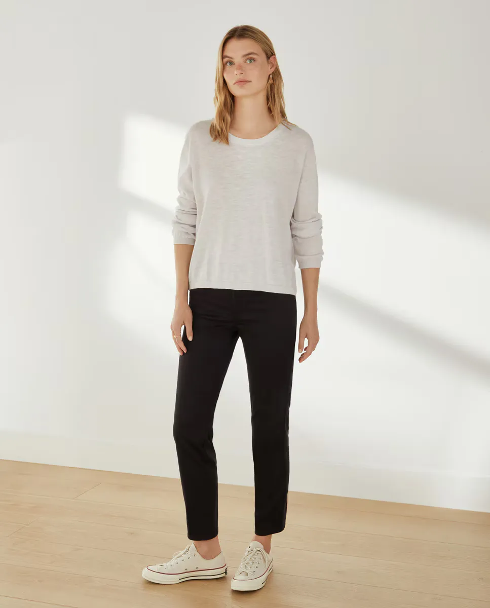 

Прямые однотонные женские джеггинсы Southern Cotton, черный