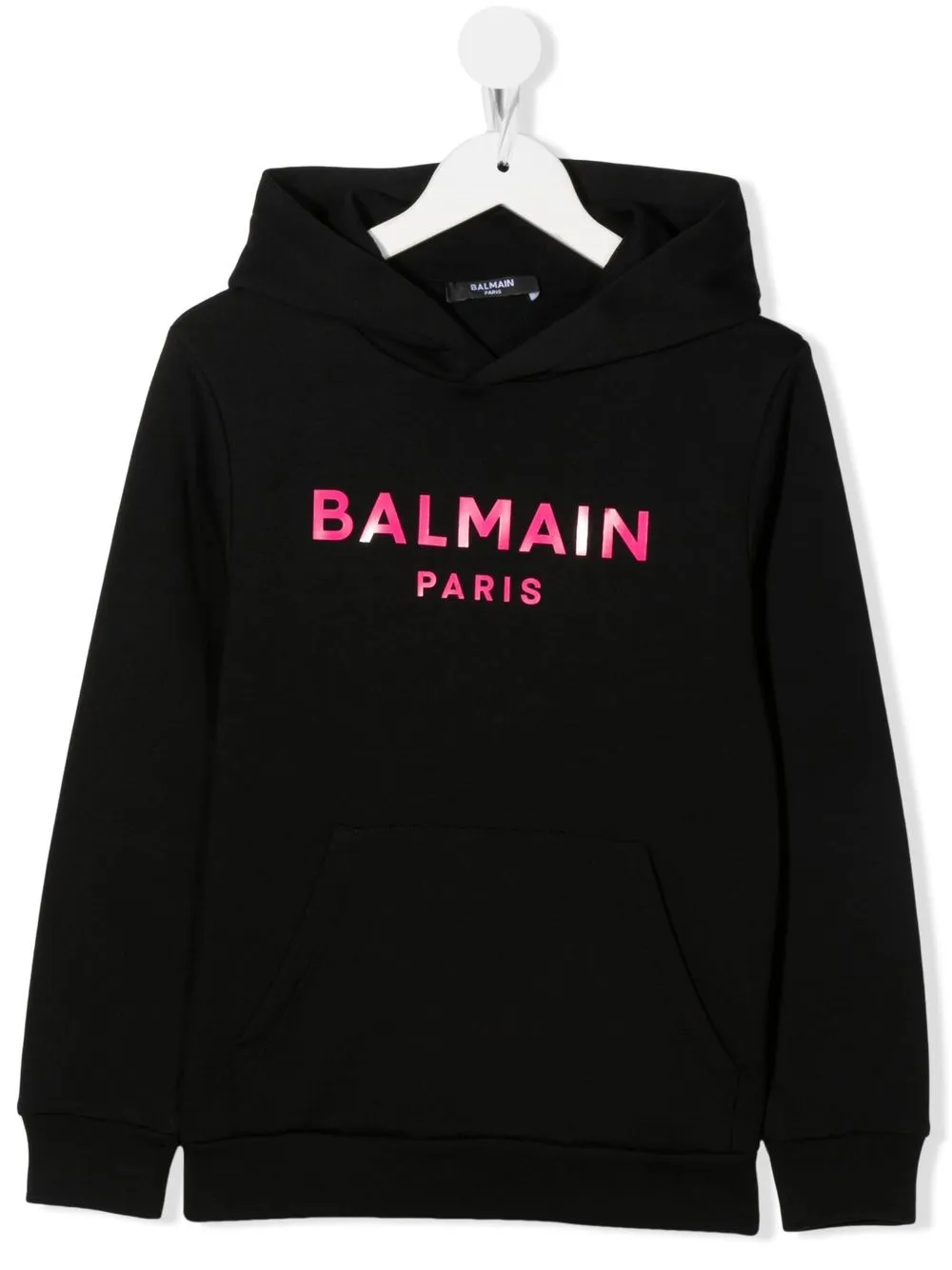 

Худи с логотипом Balmain Kids, черный