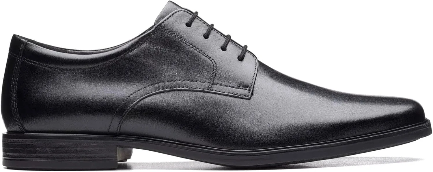 Clarks Howard Walk - Мужские кожаные туфли, черный