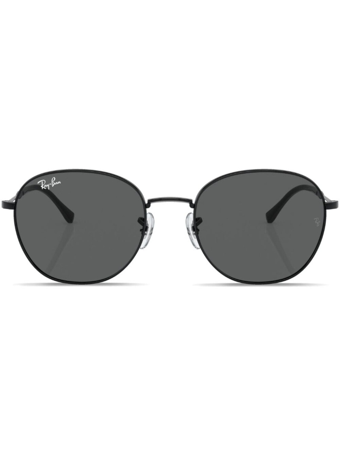 

Солнцезащитные очки в круглой оправе металлические Ray-Ban, черные
