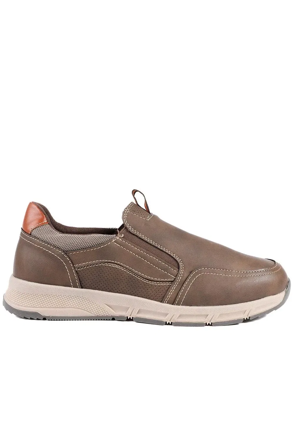 Повседневные туфли Slip On с широкой колодкой Pavers, темно-коричневый — фото 2