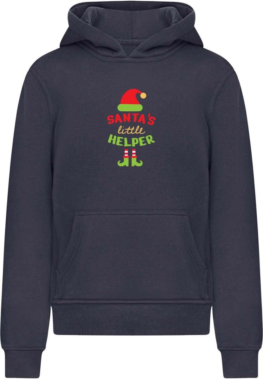 

Толстовка Merchcode Christmas Santa´s Little Helper, ночной синий