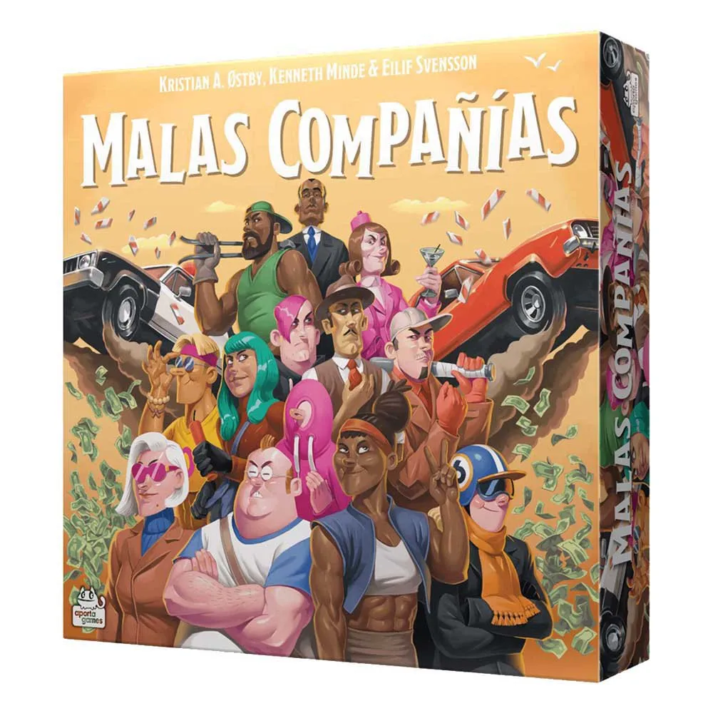 

Детская настольная игра Asmodee Malas CompaГ±ias, золотой