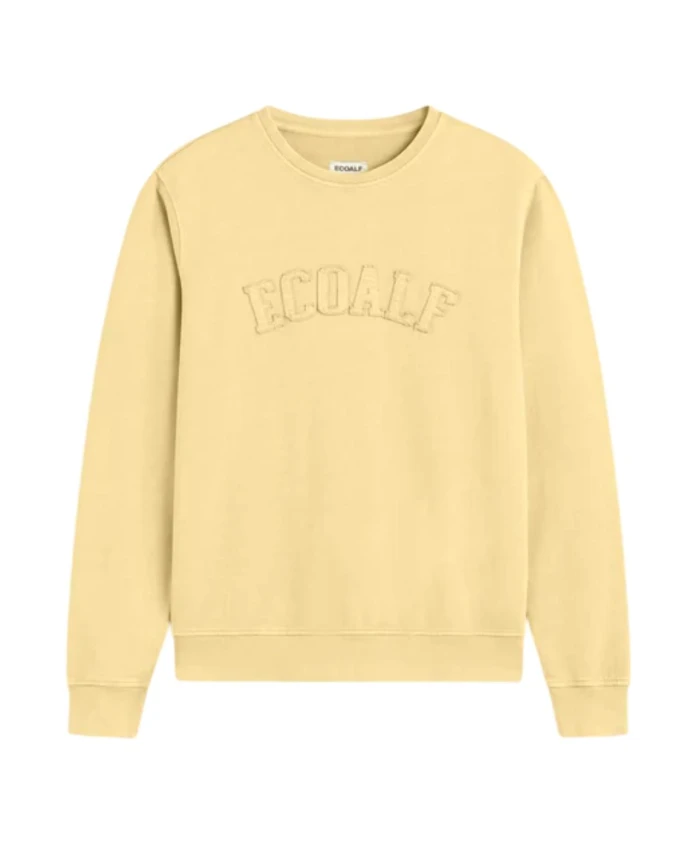 

Минималистичная ванильная толстовка Ecoalf, желтый
